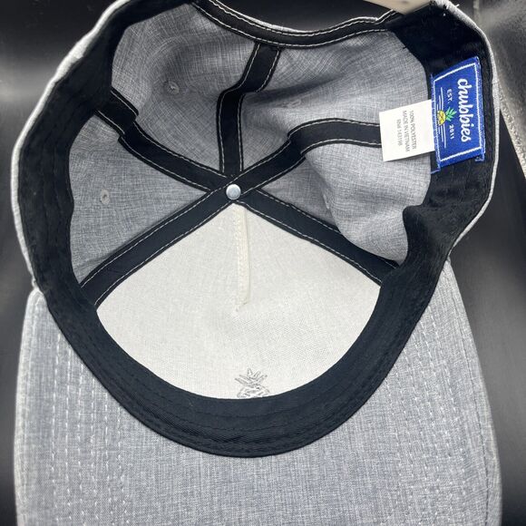 Chubbies Performance Snapback Hat Cap Gray Pineapple Adjustable Men Preppy - Picture 5 of 6